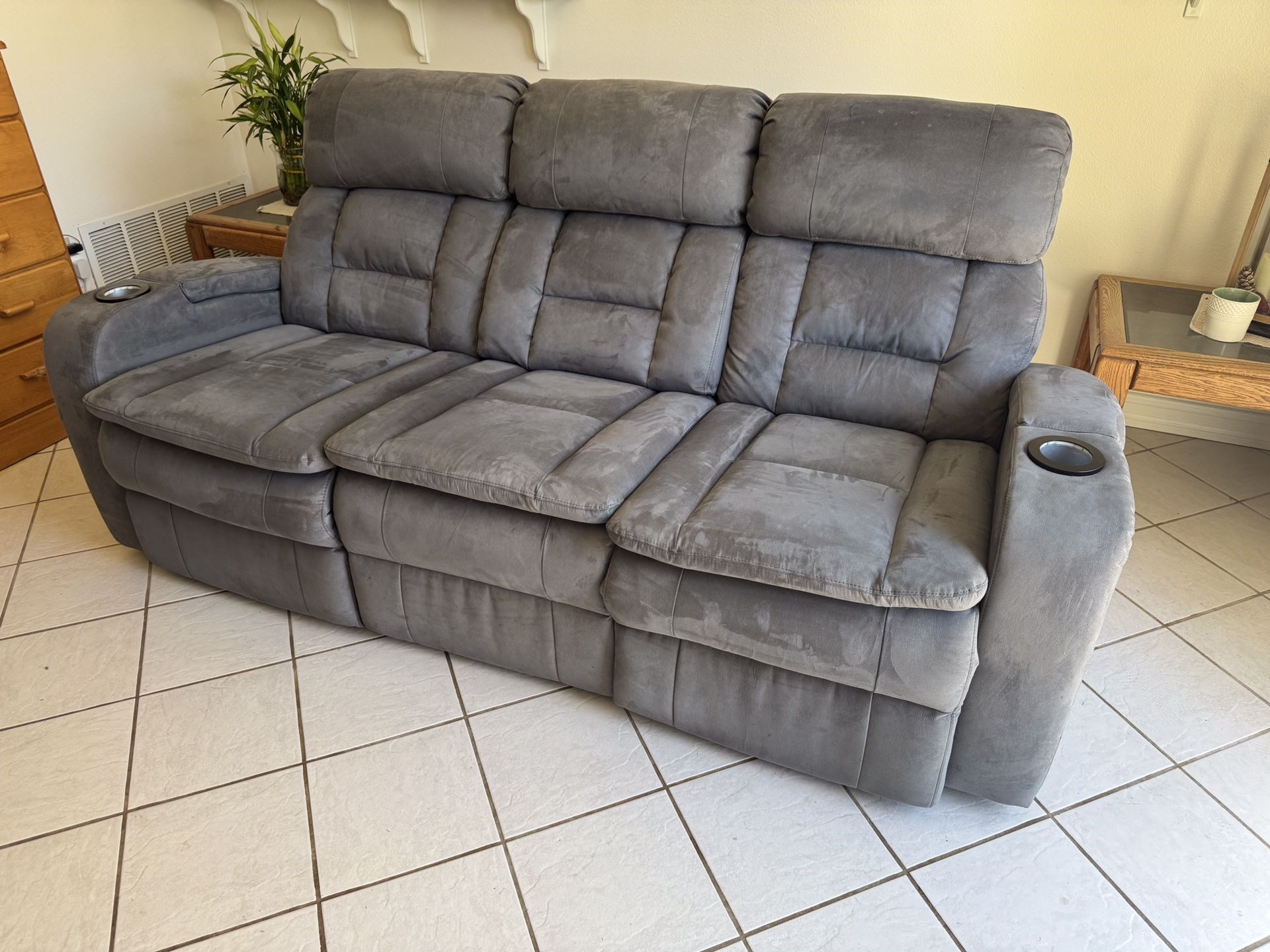 Electric Reclining Sofá