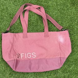 FIGS U_BCA Laminated Tote Quartz Pink | U22AC3029 | Shoulder Bag Pre-Owned