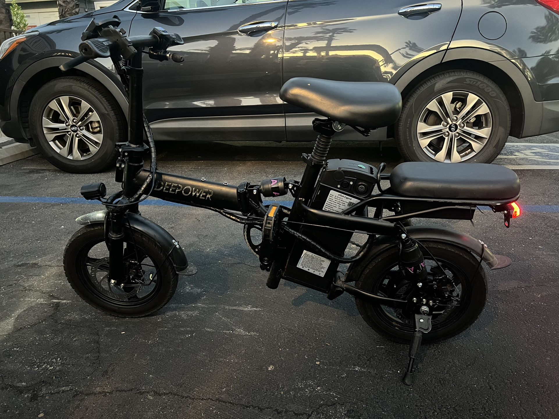 2 seater e-bike de power for riders over 5 feet