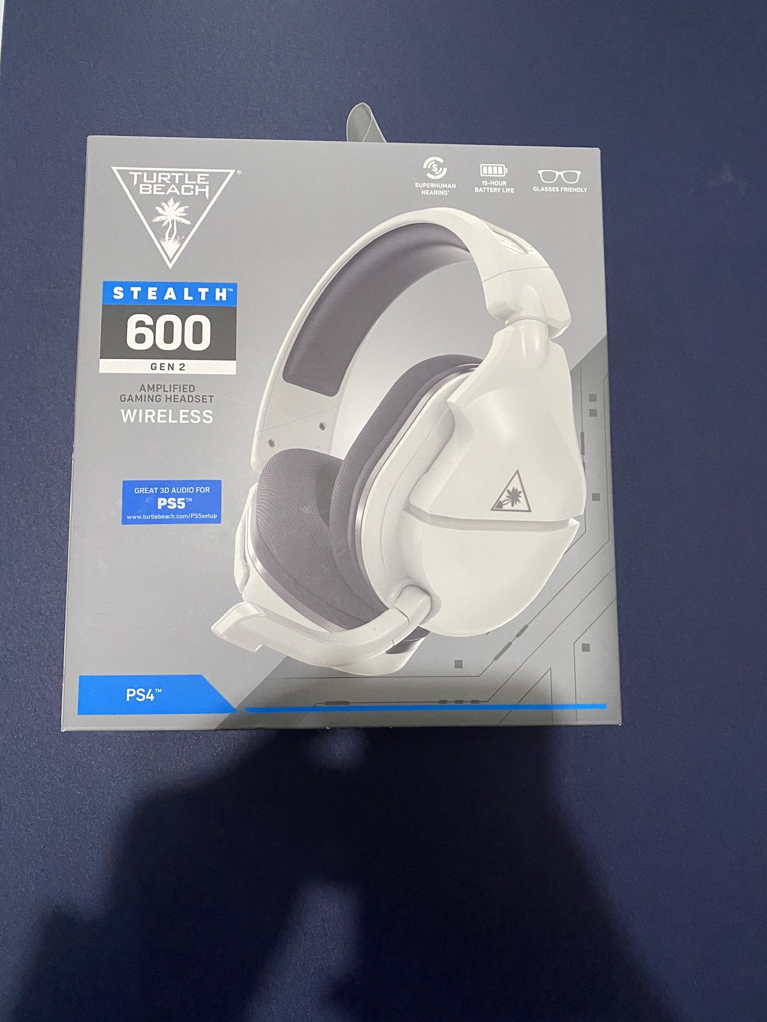 Turtle Beach Gaming Headset Wireless Stealth 600 Gen 2 PlayStation White