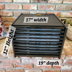 Excalibur Food Dehydrator. Metal Large 9 Trays. 