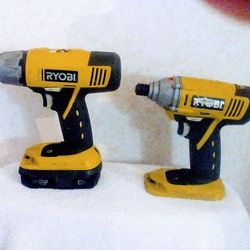 Ryobi Drill Set