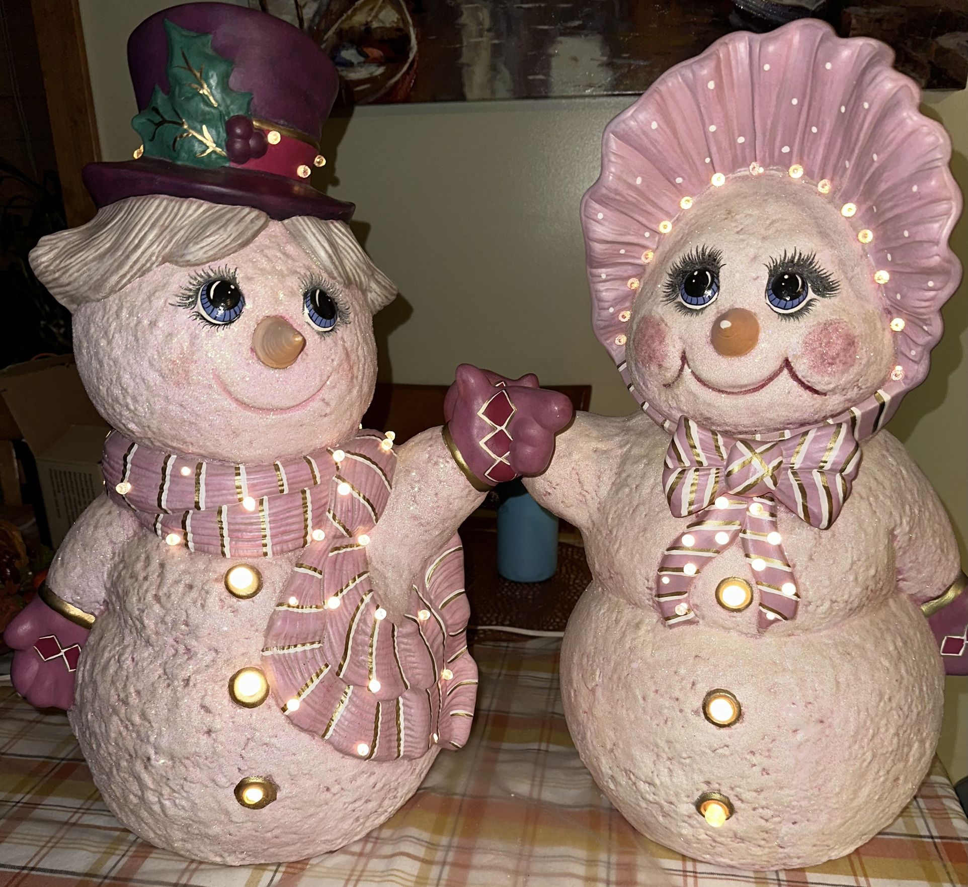 Snowman & Snow lady