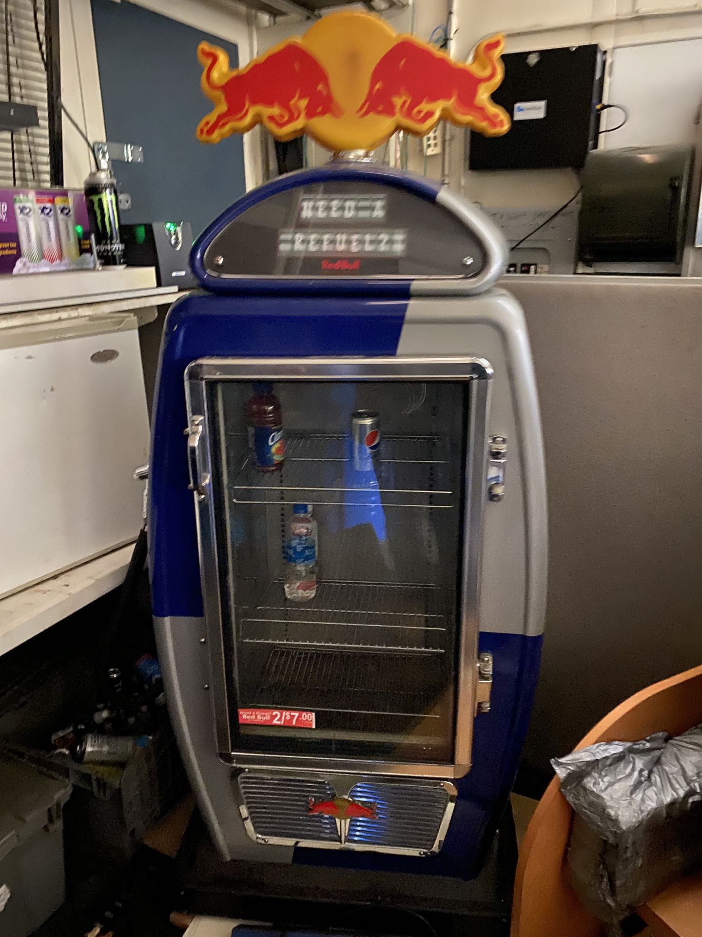 Collictable Red Bull Fridge Best Offer Serious Buyers Only As Is