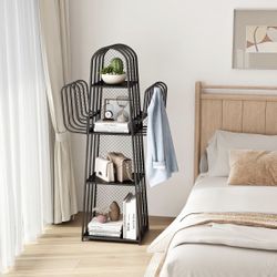 BLACK BOOK SHELF / PLANT HOLDER