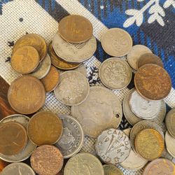 Antique coins for sale.  look and make a offer. All going at one price. Best price gets the bulk.. some are dated in the early 1900's and a few are in