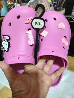Hello Kitty clogs $12 women size 9-10