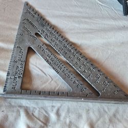 Vintage Aluminum Swanson Tool Co Frankfort IL Speed Square 1987