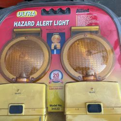 NOS Allied 34532 6 Volt Ultra Flashing Road Hazard Alert Lights Photo-Cell NIB