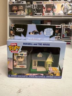 BITTY POP TOWN Pixar's Up Fredricksen House w/ Russell 1" Funko Figure Disney