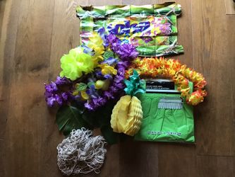 Aloha Party Pack/ Includes Table Skirt/Leigh’s/ Netting/etc 