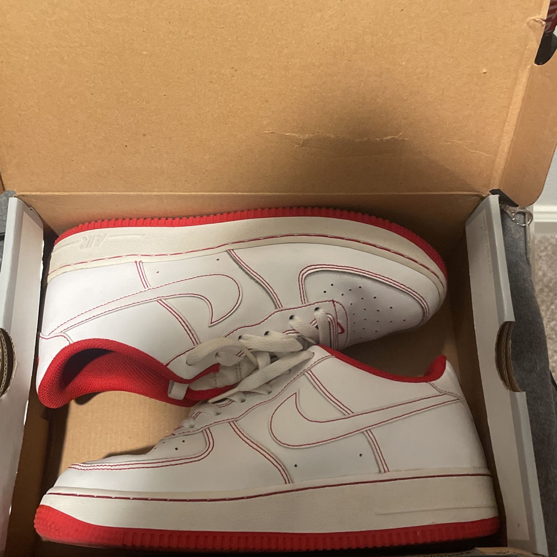 Air Force '07 'Contrast Stitch White University Red'