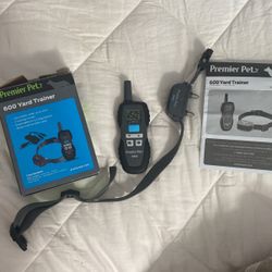 600 Yard Dog Trainer Collar, Vibrate, Sound, Shock