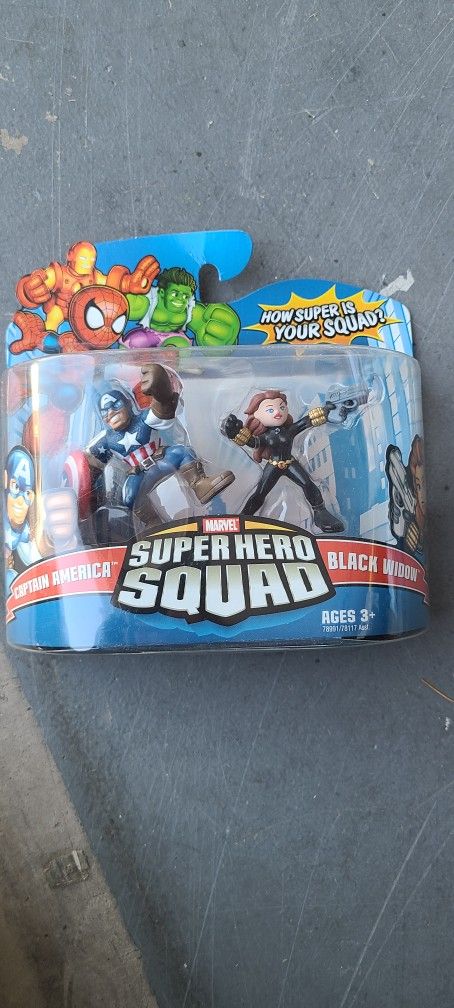 Superhero Squad Cpt America & Black Widow