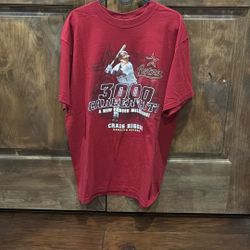 Craig Biggio 3000 Hit Milestone Shirt Large 