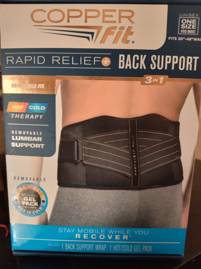 Copper Fit Back Support Device