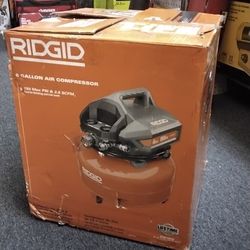 RIDGID 6 GALLON AIR COMPRESSOR 