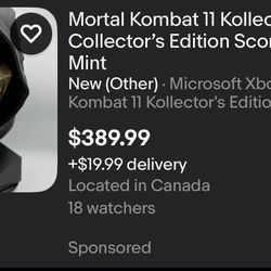 Mortal Kombat collectors edition