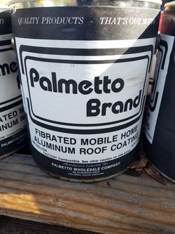 Roof seal coat mobile home or other