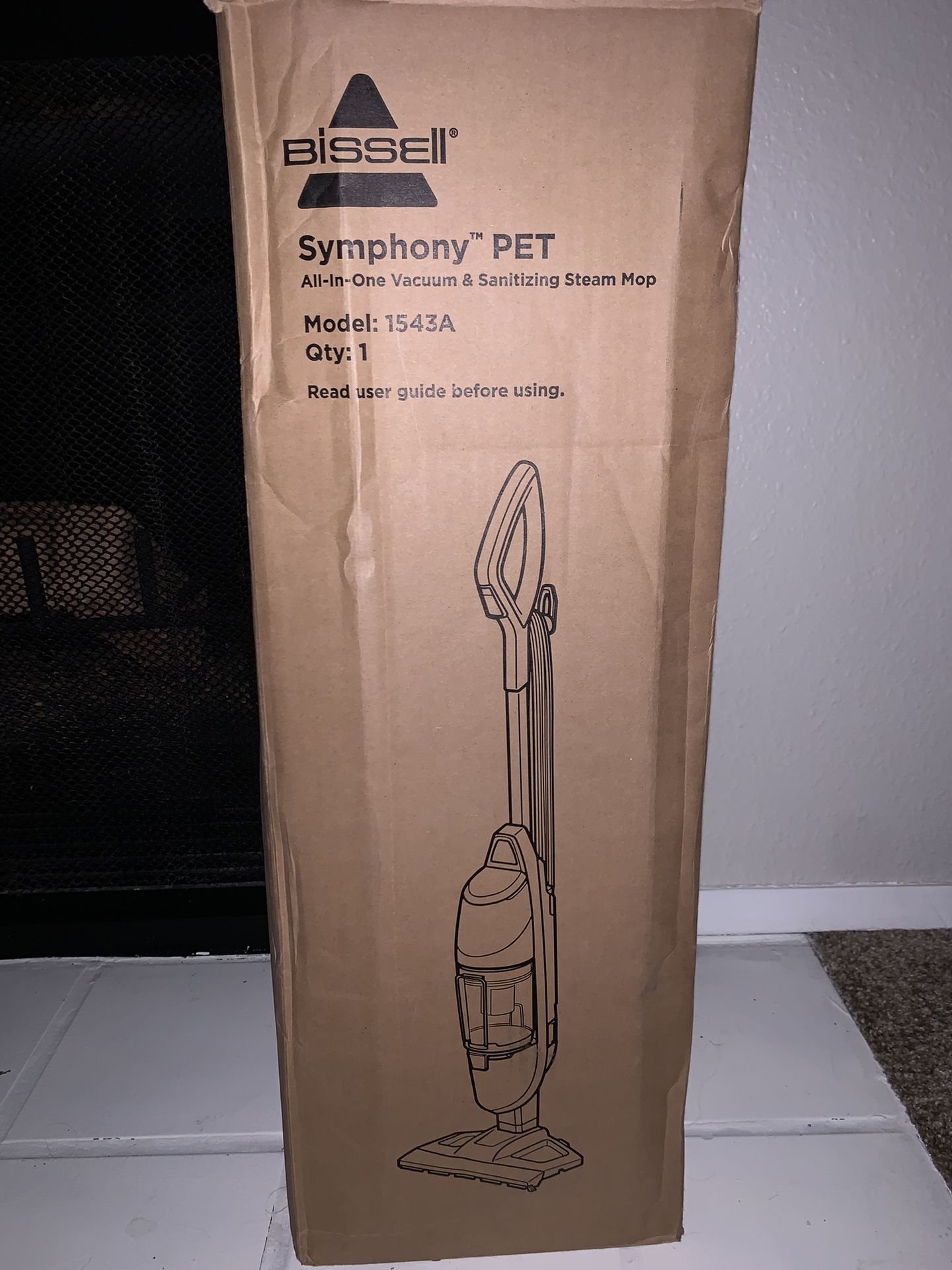 Bissell Symphony Pet Vacuum & steam mop
