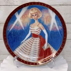 VTG Danbury Mint Barbie Holiday Dance Collectors Plate