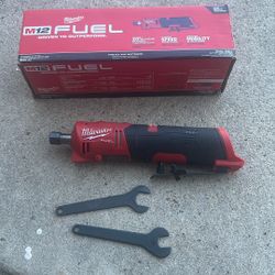 Milwaukee M12 FUEL 12V Lithium-lon Brushless Cordless 1/4 in. Straight Die Grinder (Tool-Only)