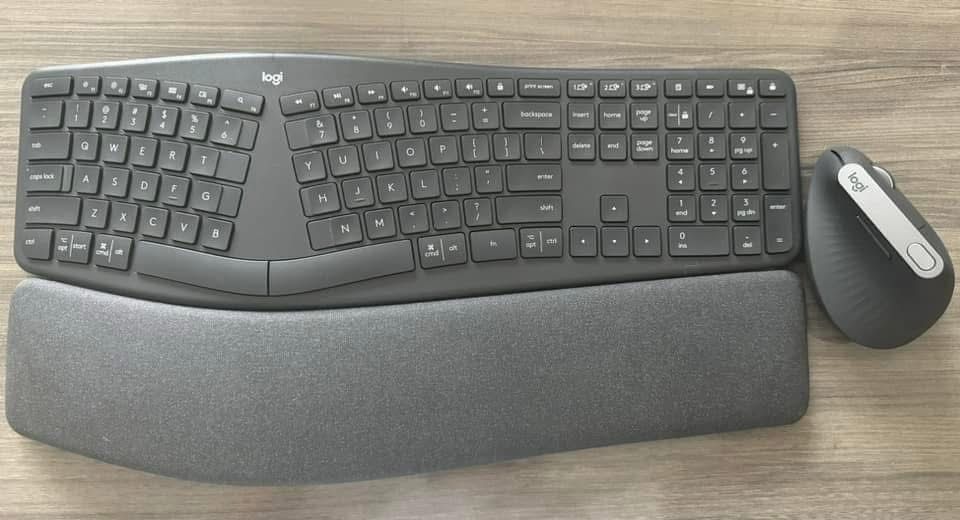 Logitech Wireless Ergonomic Keyboard & Mouse