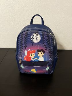 Disney Loungefly Little Mermaid Ariel Gondola Scene Mini Backpack