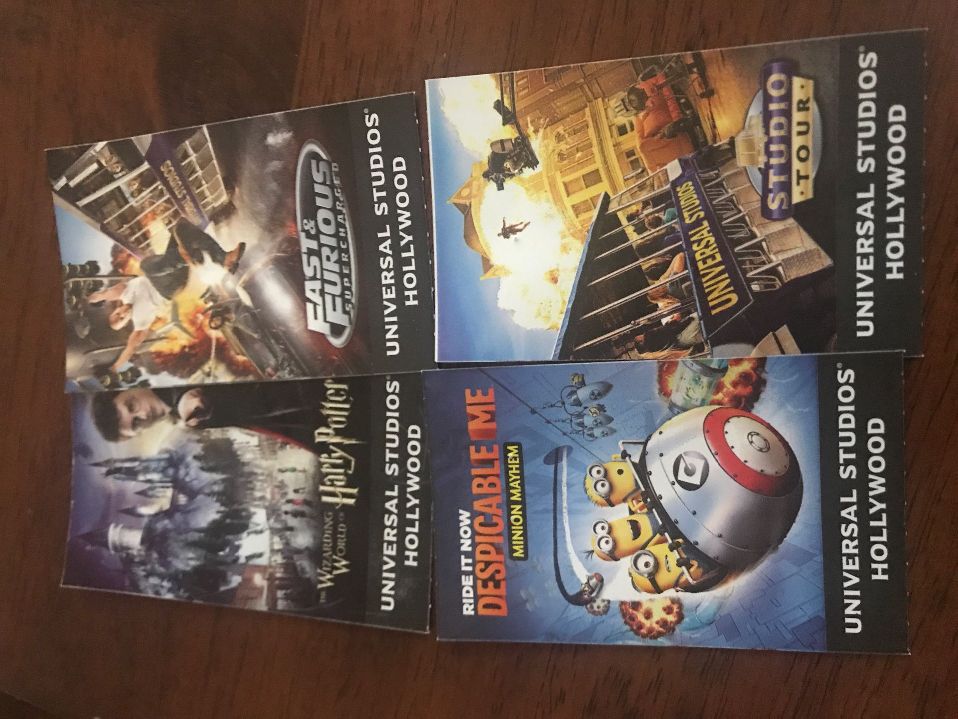 Universal Studios Tickets 4