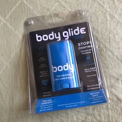 body glide Original Anti-Chafe Balm, 0.80oz Stops Chafing Sweat Water Resistant
