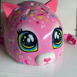 Pink Kitty Helmet 