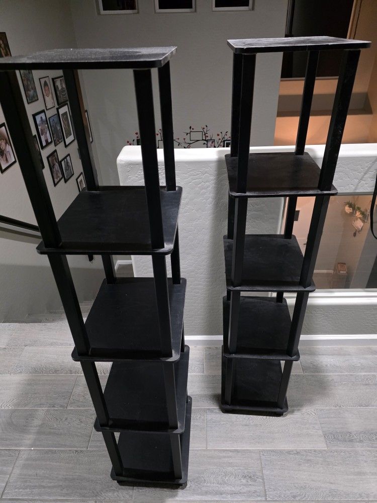 Black Stand Up Shelves