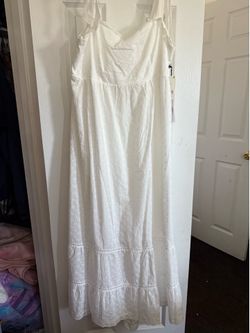 Vestido blanco elegante y largo (new)
