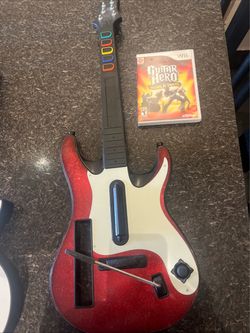 Guitar Hero World Tour Wii Guitar Controller and Game