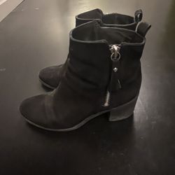 H&M Black Booties; Size 6