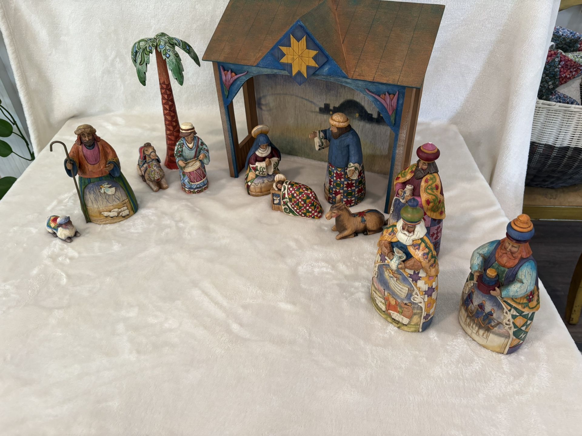 Jim Shore 13 Pc Nativity-10pc ‘03  3pc ‘06