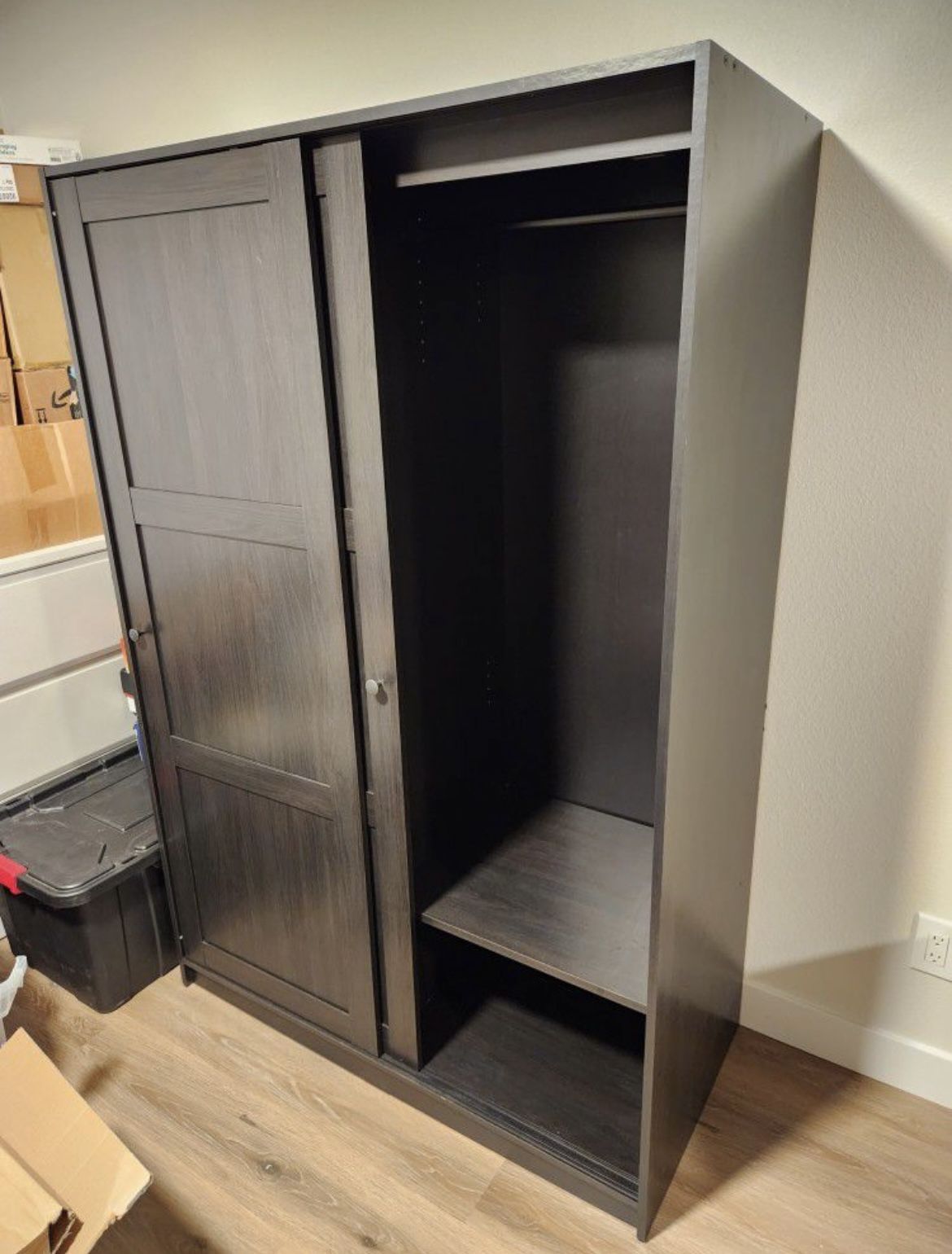 Ikea Rakkestad Wardrobe With Sliding Doors