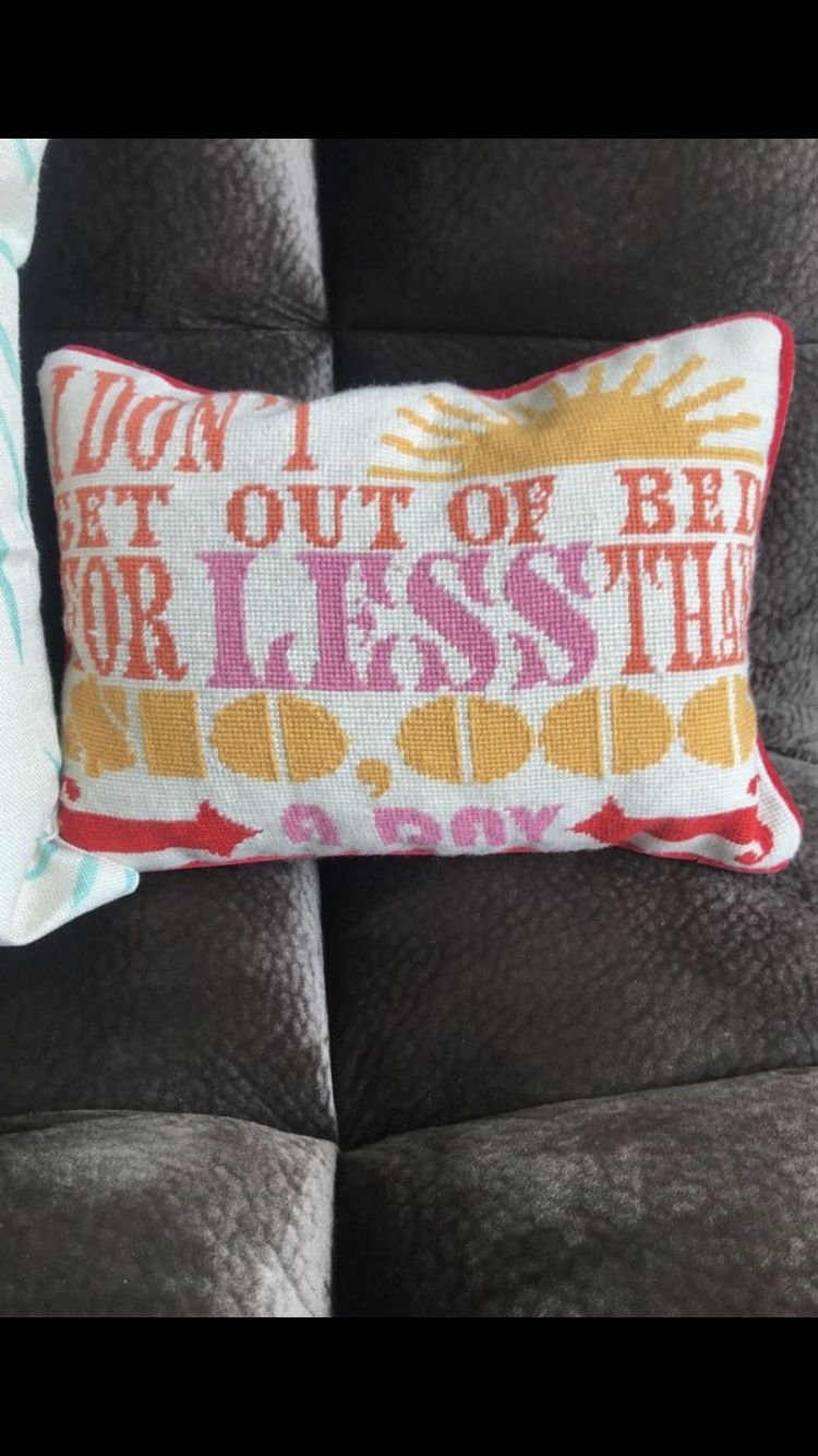 Jonathan Adler Pillow “I don’t get out of bed for less than $10,000 a day”
