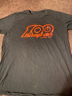 Snap-on 100th Anniversary Graphic T-Shirt Size Large Adult