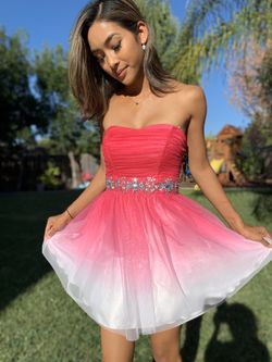 Cute Pink Ombré dress