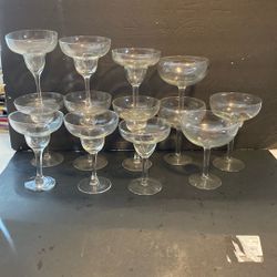 13. Margarita glasses. One dollar each.