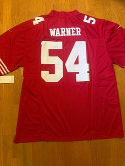 Red 49ers Warner jersey
