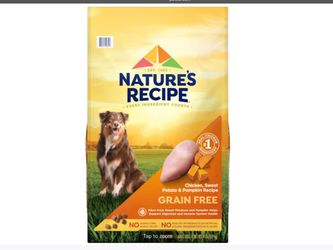 Natures receipt dog food 24lbs brand new