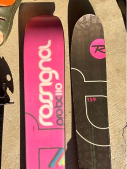 Rossignol skis, boots, bindings and sticks