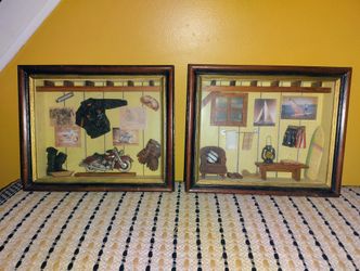 Vintage Shadowbox Wall Art