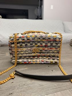 Tory Burch Tweed Shoulder Bag