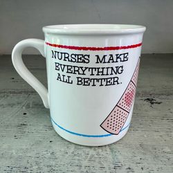 Vintage 1980s Hallmark Cards Coffee Mug Nurses Make Everything Better Mug