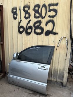 2002 2003 2004 2005 2006 Toyota Camry Left Rear Door Silver