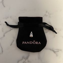 New Pandora Snowman Winter Holiday Retired Charm Silver 790374