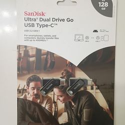 📦Brand new, sealed pack of SanDisk Ultra Dual Drive Go flash drives.
This is  SanDisk Ultra Dual Drive Go – USB-C + USB-A – 2-Pack (128GB each) – NEW